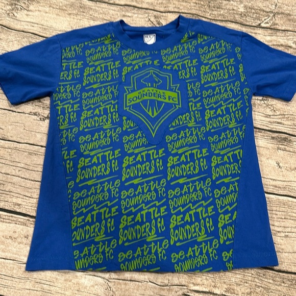 MLS Seattle Sounders FC Kids’ T-shirt size 8 - Picture 1 of 4